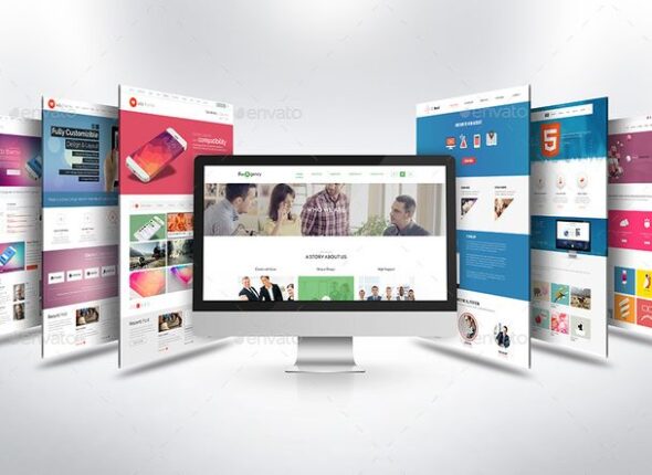 Desktop Website Mock-Up V2